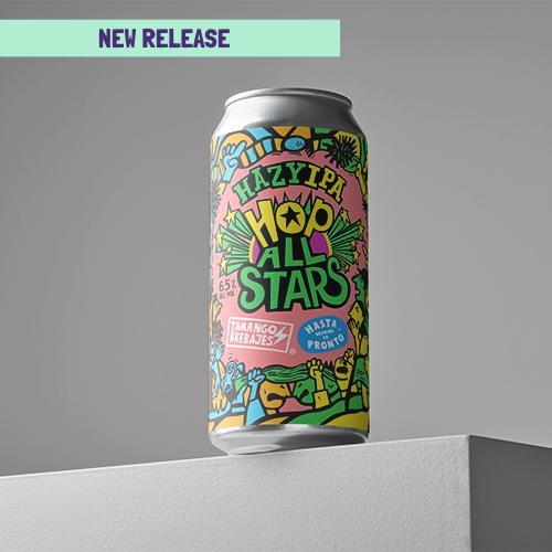 Hop All Stars Hazy IPA Colab. con Hasta Pronto