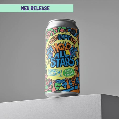 Hop All Stars West Coast IPA Colab. con Hasta Pronto