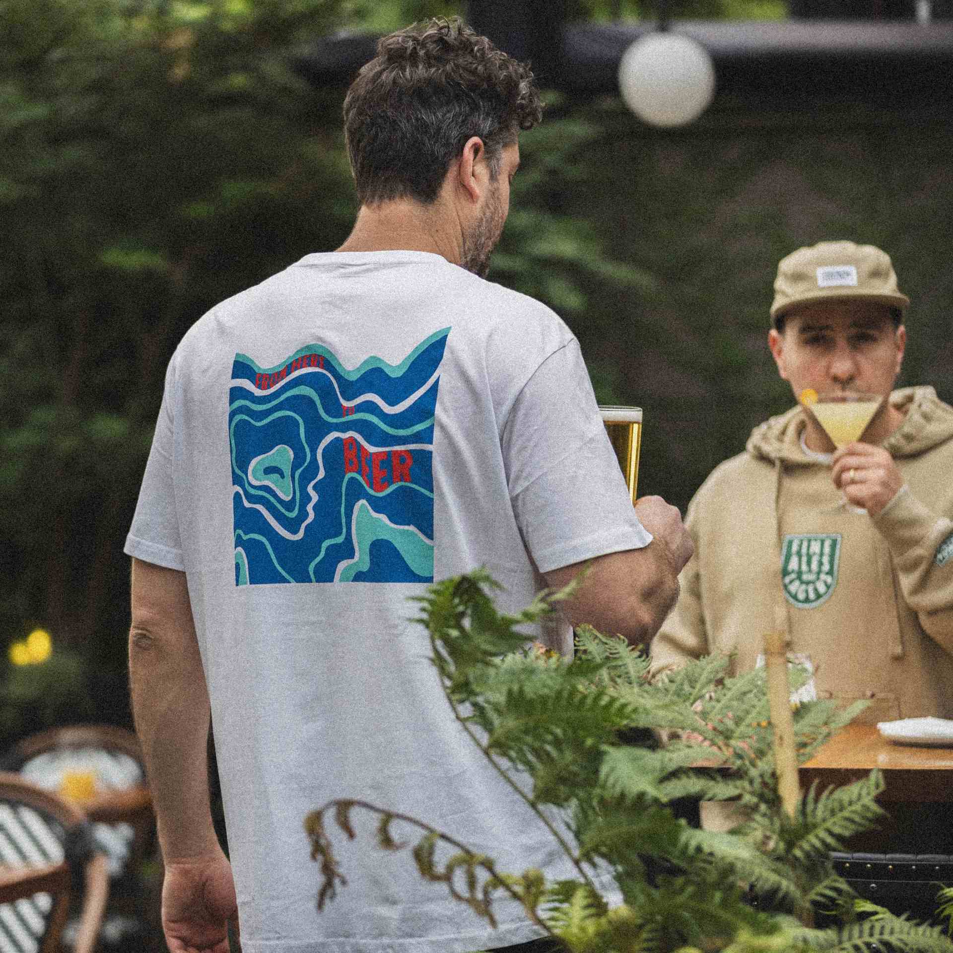 Polera From Here To Beer Olas