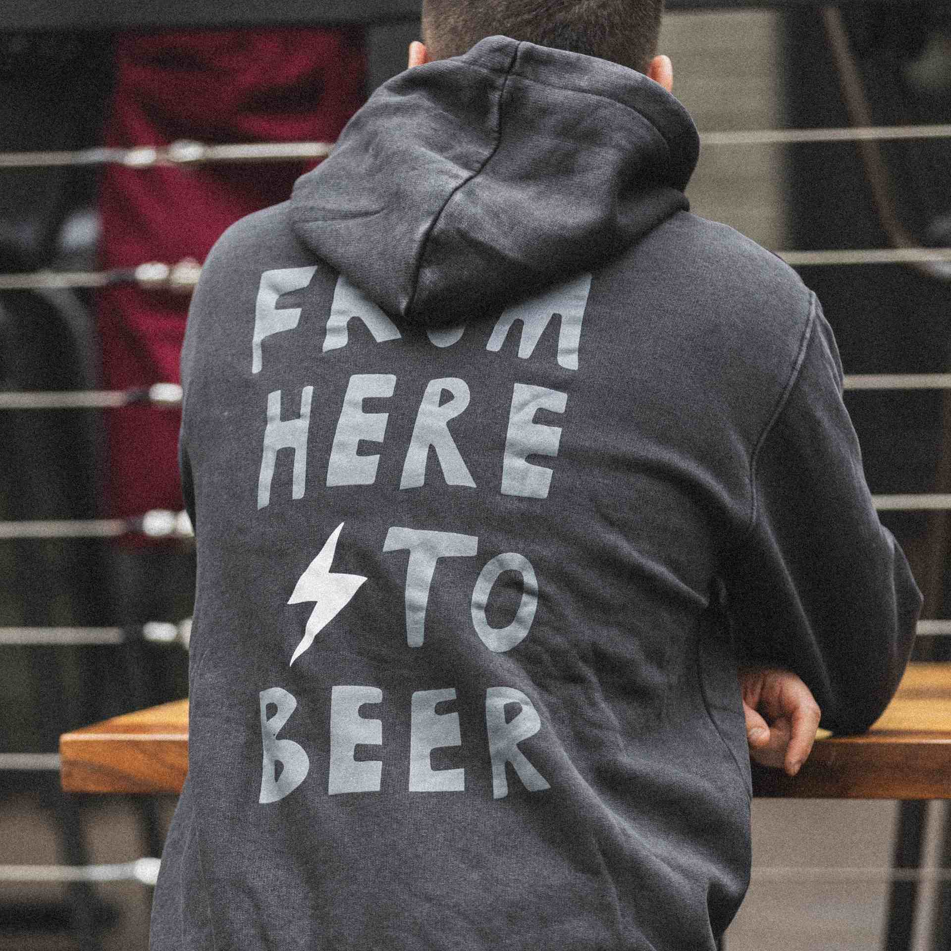 Polerón From Here To Beer Negro