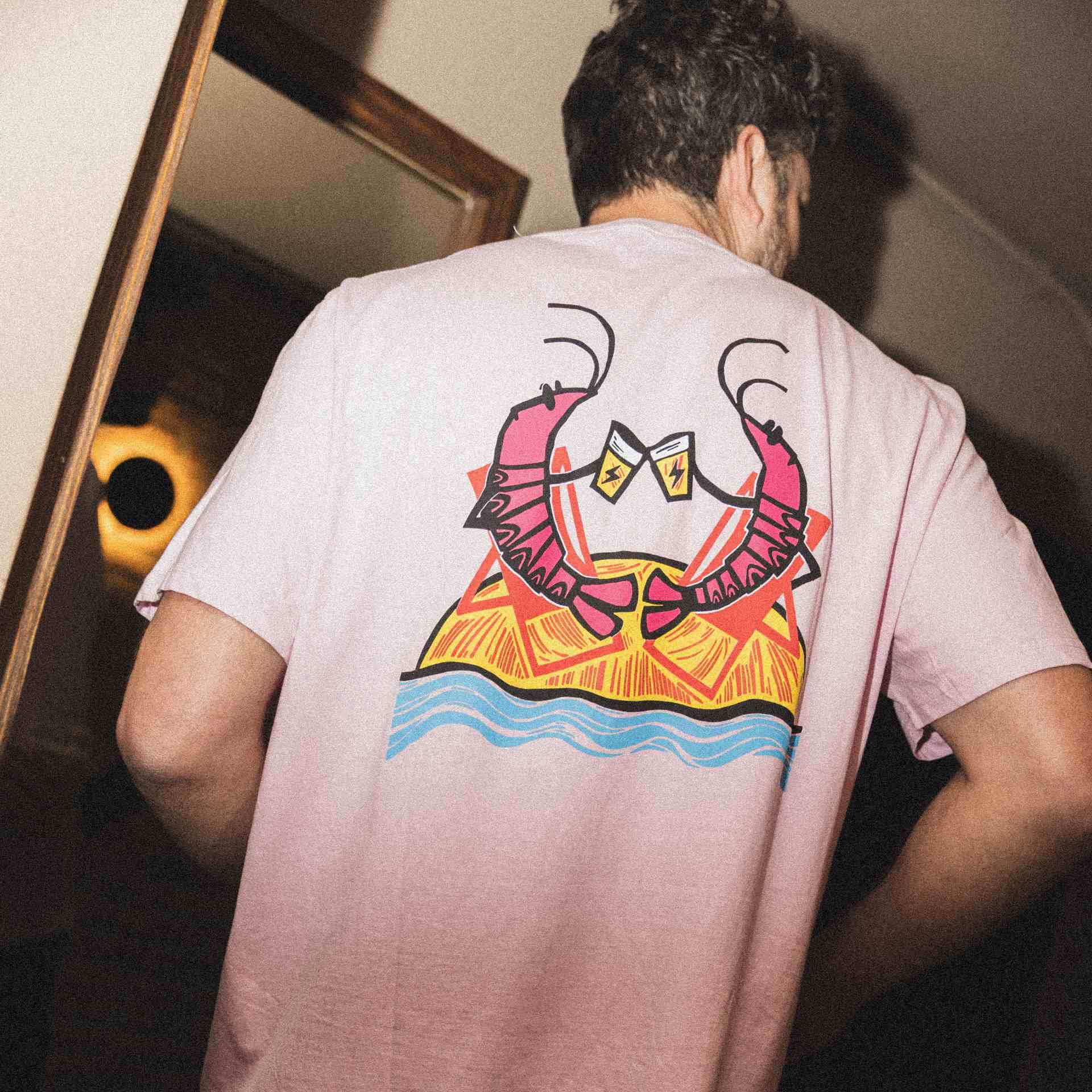 Polera Rosada Langostinos Love Tamango